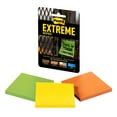 Postit® Extreme Notes, 3 in. x 3 in., 3 Pads/Pack, Assorted Colors, 45