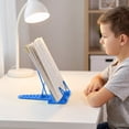 thumbnail image 6 of Werulen Adjustable Book Stand Foldable Reading Stand, Multi Angle Cookbook Tablet Holder Kitchen, Sturdy Recipe Book Rack Cooking, Versatile Document Stand Desk Use, Practical Book Holder Hands Free, 6 of 6