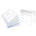 thumbnail image 3 of Maxtek Boîtier CD Jewel Standard Simple Transparent de 10,4 mm avec Plateau Transparent Assemblé, Lot de 25, 3 of 3