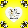 thumbnail image 6 of Vikakiooze Home Decor Front Door Welcome Sign - Creative Heart-Shaped Happy Bee Festival Sign, 6 of 8