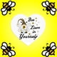thumbnail image 1 of Xihbxyly Ofertas Del Día Liquidación Prime Letrero de Bienvenida para Puerta de Entrada Letrero Del Festival Happy Bee En Forma de Corazón, 1 of 7