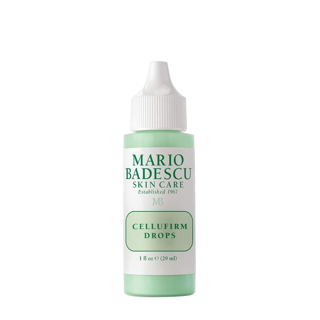 Mario Badescu Cellufirm Gotas para piel mixta, seca y sensible, suero antienvejecimiento con colágeno y elastina, suaviza el aspecto de líneas finas y arrugas, 29 ml