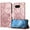 Rosegold, variant on Decase Wallet Case for Google Pixel 8A Case with Card Holder,Sunflower Pattern Leather Phone Case with Kickstand Magnetic Closure Shockproof Cover Fits for Google Pixel 8A,Rosegold