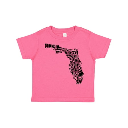 

Inktastic Florida Silhouette Mandala Gift Toddler Boy or Toddler Girl T-Shirt