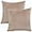 Khaki, variant on 2 Pack Velvet Throw CoverSofa Pillowcases for Couch Pillows BedRoom