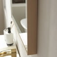 thumbnail image 5 of Vinnova Benevento 24" Rectangle LED Wall Mount Bathroom Vanity Mirror Gold Frame, 5 of 11
