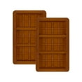 thumbnail image 2 of COFEST Chocolate Molds - Non-Stick Chocolate Bar Mold, Break Apart Chocolate Bar Maker Food Grade Deep Chocolate Bar Mold for Pistachio Chocolate Bar Milk Chocolate Bar Home Diy - Set of 2 brown, 2 of 6