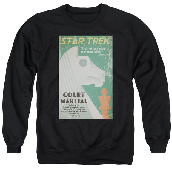 Star Trek Tos Episode 20 Adult Crewneck Sweatshirt Black