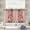 Floral Painting Patterns, variant on 2 Pieces Tier Curtain for Kitchen and Bathroom- 27x24inch Light Yellow Line Design- 40-60% Window Curtain Shading