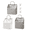 Style 2, variant on 3 Pack Wall Hanging Storage Bag, Hanging Organizer Bag with Sticky Hook, Wall Organizer