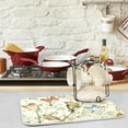 thumbnail image 2 of FREEAMG Vintage Nature Tree Branch Birds Butterfly Absorbent Dish Drying Mat Microfiber Kitchen Countertop Table Protector Multi-Purpose Counter Rack Sink Drainer Pad 16"x 18", 2 of 6