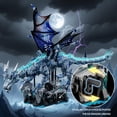 thumbnail image 4 of Set de bloques de construcción Dragón de Hielo Oscuro Myth Qholve con motor, 4 of 7