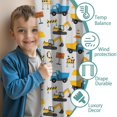 thumbnail image 3 of Blackout Kids Curtains,Cartoon Construction Vehicles Road Signs Childrens Insulated Curtains Set Of 2,Bedroom Essentials,Toddler Room Decor 52"x84", 3 of 5