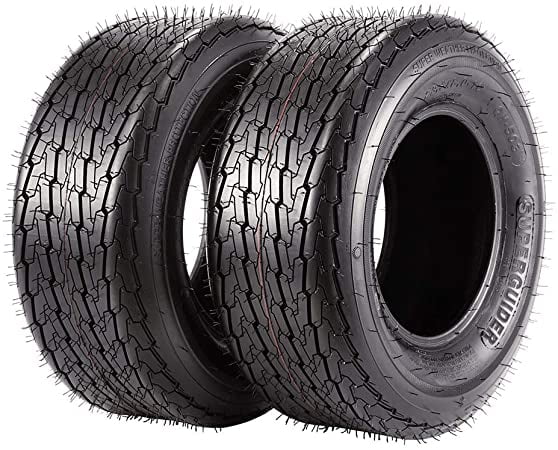 Set of 2 10PR… 20.5x8-10 Trailer Tires 205/65-10 20.5x8.00-10 20.5x8x10 Load Range E 