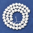 thumbnail image 2 of Electroplated Non-Magnetic Hematite Beads Strands Heart Silver Plated 8x8x3mm Hole: 0.9mm 49~51pcs/strand 15.75''(40cm), 2 of 4