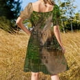 thumbnail image 4 of Capybara taking the water Sleeveless Dress women's evening dresses Woman clothes elegant and pretty women's dresses, 4 of 7