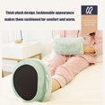 thumbnail image 4 of Labymos Detachable Washable USB Ports Imitation Rabbit Hair Heated Slippers Foot-warmers for Adults Men and, 4 of 8