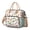 Beige-3, variant on Nautical Sea Theme Lunch Tote, Large Leakproof Insulated Bag with Starfish, Seahorse, and Vintage Ocean Pattern, Ideal for Summer Travel