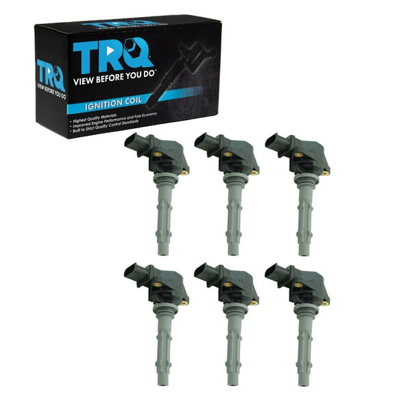 TRQ Engine Ignition Coil Set of 6 for Sprinter Van C230 C250 ML350 ICA61655 Fits select: 2006-2011 MERCEDES-BENZ E, 2006-2012 MERCEDES-BENZ C
