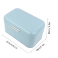 thumbnail image 4 of Caja De Pan De Metal Retro De Color Sólido Con Diseño A Prueba De Huellas Dactilares, Gran Capacidad Y Mano De Obra Exquisita Para Almacenamiento En La Cocina, 4 of 7