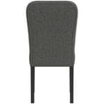 thumbnail image 5 of HomePop Rounded Back Upholstered Dining Chair, Set of 2, Black, 5 of 10