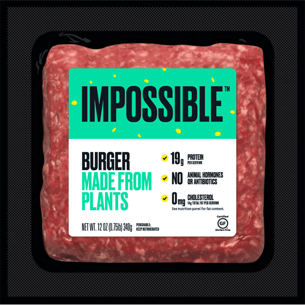 Impossible Burger PlantBased Protein, 0.75 lb
