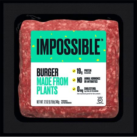 Impossible Burger Made From Plants, 0.75lb
