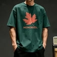 thumbnail image 2 of PNTUTB Tops for Men Short-Sleeve T-Shirt Stylish Trendy Versatile Printed Casual Loose Comfortable Breathable Crew-Neck T-Shirts, 2 of 7