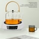 thumbnail image 3 of Hervidor De Té Eléctrico, Mini Estufa De 800W, Placa Caliente, Estufa Eléctrica De Cerámica, Hornos De Calefacción De Escritorio Para Hervir Agua, Hacer Té Y Café, 3 of 8