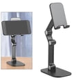 thumbnail image 2 of Soporte universal ajustable para tableta y teléfono móvil plegable para viajes Negro, 2 of 6
