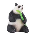 thumbnail image 2 of Pandas de resina en miniatura, pequeños pandas, modelo 1/64, linda decoración para el hogar, flores y plantas. Estilo D, 2 of 9