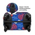 thumbnail image 3 of Bingfone Nautical Animals Luggage Cover Washable Suitcase Cover Protector Anti-scratch Suitcase cover Fits 18-32 Inch Luggage (No luggage included), 3 of 8