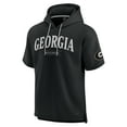 thumbnail image 2 of Men's Fanatics Black Georgia Bulldogs Ready Short Sleeve Pullover Hoodie, 2 of 3