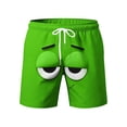 thumbnail image 3 of Ceisia Men's Quick Dry Swim Trunks with Pockets Elastic Waist Drawstring Mesh Lining Beach Shorts Gifts for Father, 3 of 5