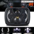 thumbnail image 1 of 7x6 5X7 120W LED Headlight Hi/Low For 86-95 Jeep Wrangler YJ Cherokee XJ Chevy, 1 of 7