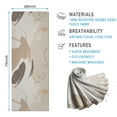 thumbnail image 2 of Brown Boho Abstract Pattern Hot Yoga Mat Towel Non Slip for Hot Yoga - Quick-Drying Yoga Mat Cover with 4 Corner Pockets with Travel Bag - Hot Yoga Towel Non Slip Grip Moisture Wicking Sweat 70"x26", 2 of 6