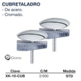 thumbnail image 4 of Juego de 2 Piezas Alfa Tapa Cubretaladro Tarja Acero Inoxidable Cromado, 4 of 4