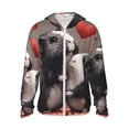 thumbnail image 1 of Balery Heart Guinea Pig Couple Sudadera ligera de manga larga con capucha y protección solar UPF 50+ para hombre y mujer, ideal para pesca y running-3X-Large, 1 of 7
