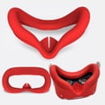 thumbnail image 4 of VR Cover Accessories Set For Quest 2 - Silicone Shell, Controller Grips, Face Cover, Button Caps, Lens Cover Glasses Cloth Set, 4 of 6