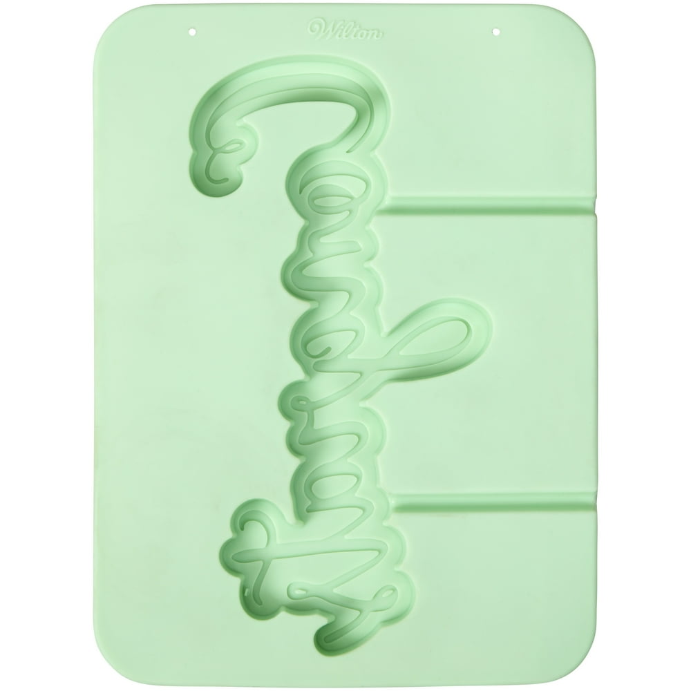 Wilton Congrats Silicone Candy Mold