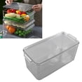 thumbnail image 1 of Spptty Plastic Storage Box, Food Cabinet Integrated Feet Portable For Pantry For Kitchen For Refrigerator, 1 of 8