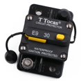 thumbnail image 3 of T Tocas Disjoncteurs de Surface 30 Ampères avec Réinitialisation Manuelle pour Auto Bateau Marine, 12V - 48V DC, Étanche, 3 of 5