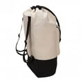 thumbnail image 3 of Household Essential 162 Backpack Duffel Laundry Bag Cream and black, 3 of 7