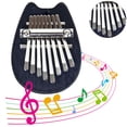 thumbnail image 4 of Piano Pulgar Mini Kalimba Compacto 8 Teclas para Adultos Principiantes, 4 of 9