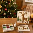 thumbnail image 2 of Christmas Sea Glass Art Kit for Adults & Beginners (Reindeer) DIY Mosaic Craft Kit, Holiday Handmade Artwork Set, Santa Christmas Decor & Creative Craft Gift, 2 of 7
