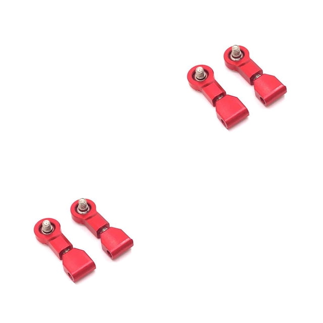 Vogacara Pack de 2 1/28 Control remoto Coche Brazos oscilantes superiores Actualización Modificación Simulación Modelo Crawler Reemplazo para MINI-Q9 Rojo 2piezas Vogacara CBP440255