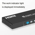thumbnail image 4 of FJGEAR FJ-4K801 4K 8 In 1 Out HDMI HD Video Switcher, FJ-4K801 EU Plug, 4 of 6