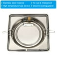 thumbnail image 4 of Uxcell 6.3" Stainless Steel Backdraft Damper with Ducting Hose Clamp 1 Set, 4 of 6