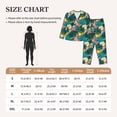 thumbnail image 5 of Uemuo Hawaiian Style Pattern Womens Pajama Sets,PJ Set for Women,Pajamas for Women Logo,Long Sleeve Pajama Set for Women,Soft Long Sleeve Top With Pants-XX-Large, 5 of 9