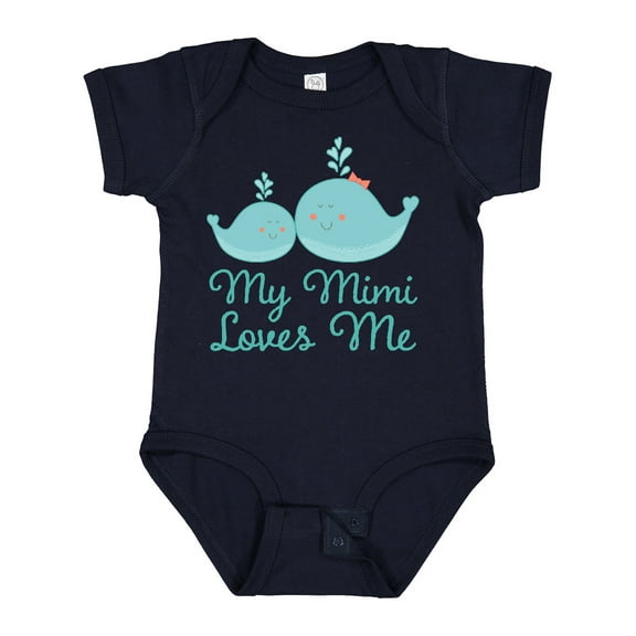 Inktastic My Mimi Loves Me Boys or Girls Baby Bodysuit